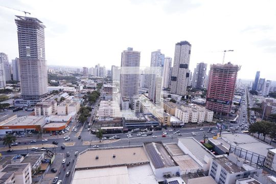Vista da Sala/Cozinha de apartamento à venda com 2 quartos, 61m² em Setor Marista, Goiânia