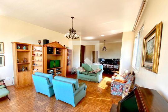 Sala de apartamento à venda com 4 quartos, 180m² em Gávea, Rio de Janeiro