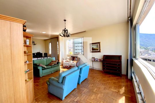 Sala de apartamento à venda com 4 quartos, 180m² em Gávea, Rio de Janeiro