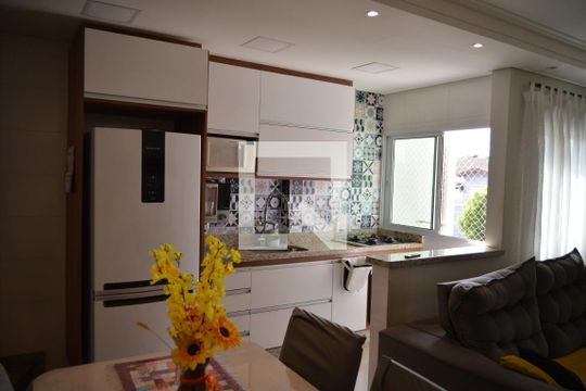 Cozinha de apartamento à venda com 3 quartos, 138m² em Vila Pires, Santo André