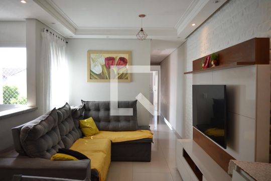Sala de apartamento à venda com 3 quartos, 138m² em Vila Pires, Santo André
