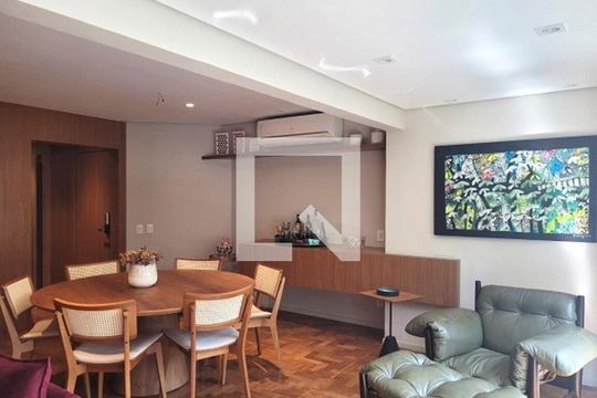 Sala de apartamento à venda com 3 quartos, 112m² em Vila Olímpia, São Paulo