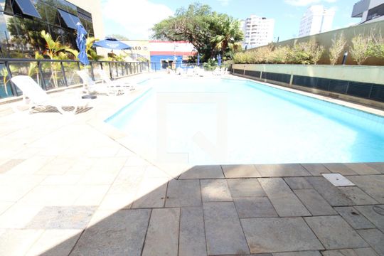 Área comum - Piscina de apartamento para alugar com 1 quarto, 60m² em Jardim Sao Dimas, São José dos Campos