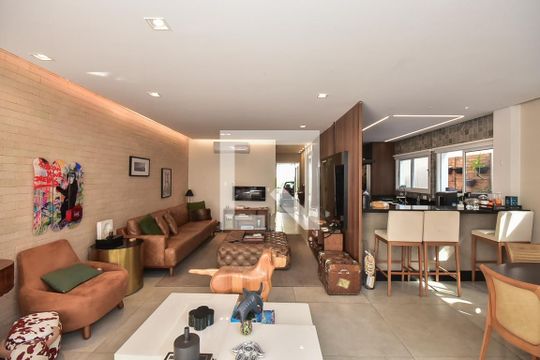 Sala de casa de condomínio à venda com 4 quartos, 300m² em Jardim Panorama, São Paulo