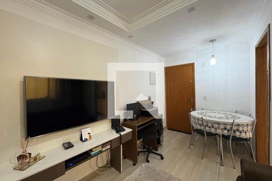 Sala de apartamento à venda com 2 quartos, 55m² em Parque Oratório, Santo André