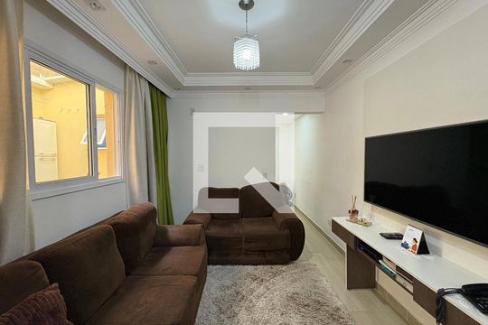 Sala de apartamento à venda com 2 quartos, 55m² em Parque Oratório, Santo André