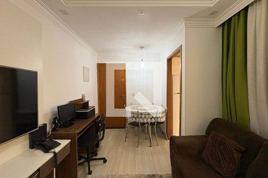 Sala de apartamento à venda com 2 quartos, 55m² em Parque Oratório, Santo André