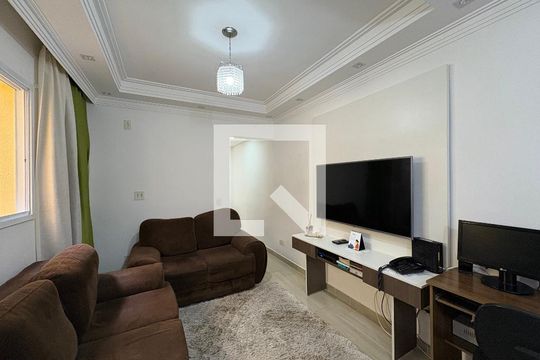 Sala de apartamento à venda com 2 quartos, 55m² em Parque Oratório, Santo André