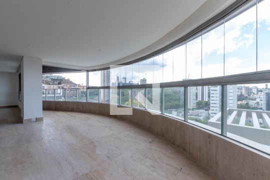 Sala de apartamento à venda com 4 quartos, 323m² em Santa Lúcia, Belo Horizonte