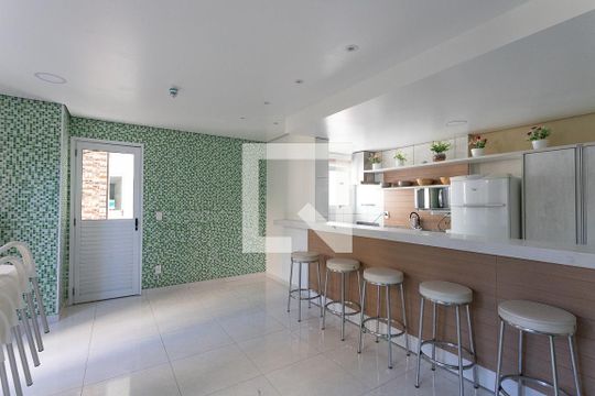 Área comum - Salão de festas de apartamento à venda com 2 quartos, 44m² em Canhema, Diadema