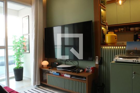 Sala de apartamento à venda com 1 quarto, 45m² em Várzea da Barra Funda, São Paulo