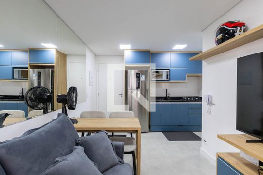 Sala de apartamento à venda com 1 quarto, 25m² em Vila Buarque, São Paulo