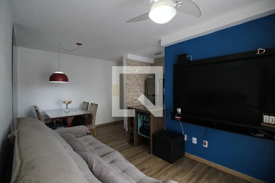 Sala de apartamento à venda com 2 quartos, 51m² em Taquara, Rio de Janeiro
