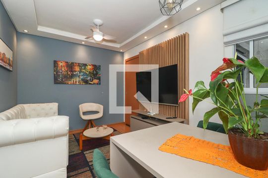 Sala de apartamento à venda com 2 quartos, 36m² em Chácara das Pedras, Porto Alegre