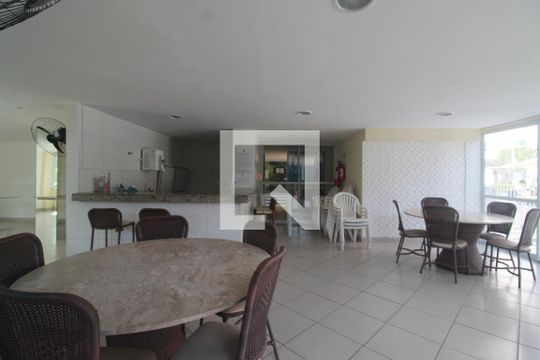 Área comum - Salão de festas de apartamento para alugar com 2 quartos, 72m² em Jardim das Margaridas, Salvador