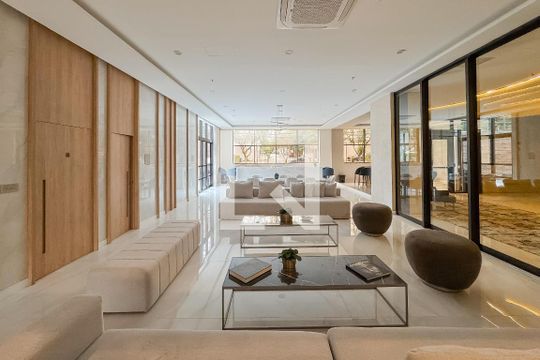 Área comum de kitnet/studio para alugar com 1 quarto, 45m² em Chácara Klabin, São Paulo