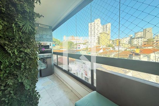 Varanda da Sala de apartamento à venda com 3 quartos, 100m² em Prado, Belo Horizonte