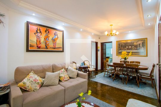 Sala de apartamento à venda com 2 quartos, 84m² em Vila Santa Teresa, Santo André
