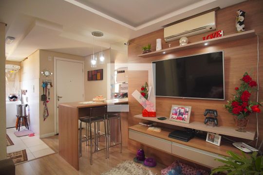 Sala de apartamento à venda com 2 quartos, 52m² em Santos Dumont, São Leopoldo