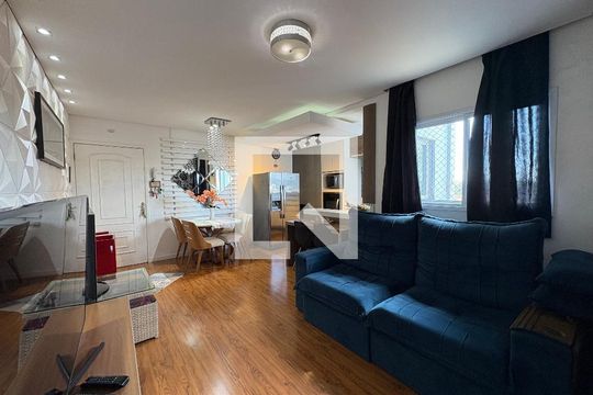 Sala de apartamento à venda com 2 quartos, 104m² em Jardim Ana Maria, Santo André