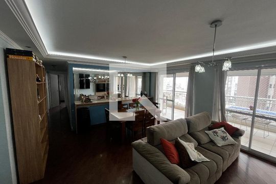 Sala de apartamento à venda com 4 quartos, 122m² em Lauzane Paulista, São Paulo