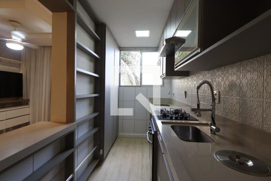 Cozinha de apartamento para alugar com 2 quartos, 48m² em City Ribeirão, Ribeirão Preto