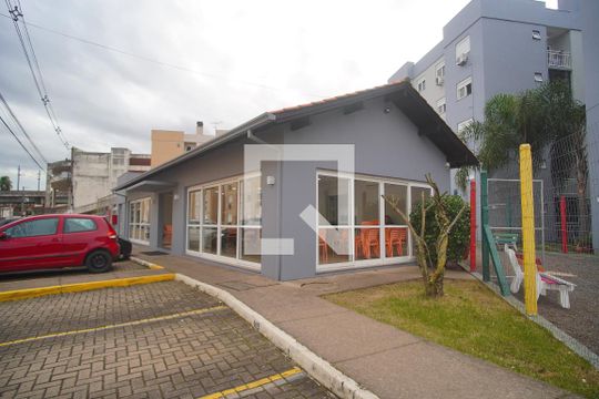 Área comum - Salão de festas de apartamento para alugar com 2 quartos, 60m² em Centro, Novo Hamburgo