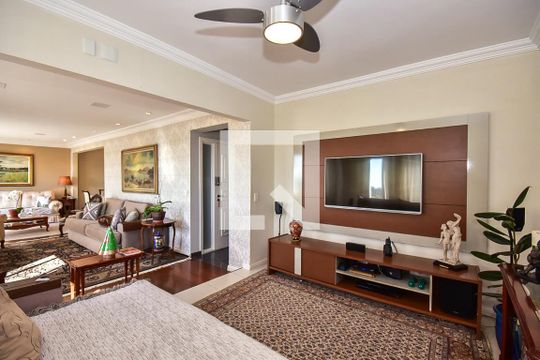 Sala de apartamento à venda com 3 quartos, 170m² em Fazenda Morumbi, São Paulo