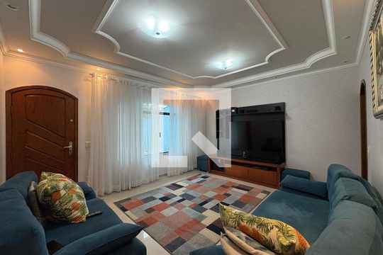 Sala de casa à venda com 3 quartos, 260m² em Vila Guaraciaba, Santo André