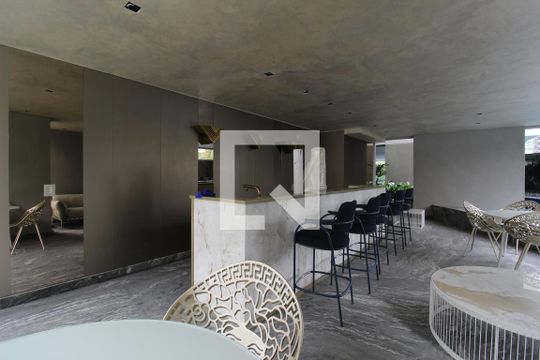 Área Comum - Bar de apartamento à venda com 3 quartos, 151m² em Indianópolis, São Paulo