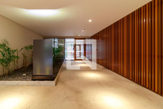 Hall Social de apartamento à venda com 3 quartos, 110m² em Brooklin Novo, São Paulo