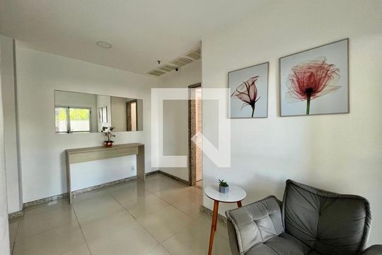 Hall de apartamento para alugar com 3 quartos, 88m² em Curicica, Rio de Janeiro