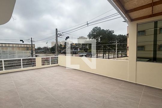 Sala - Sala de Jantar Varanda de casa de condomínio à venda com 2 quartos, 80m² em Jardim Stetel, Santo André