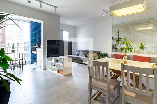 Sala de apartamento para alugar com 2 quartos, 72m² em Jaguaré, São Paulo