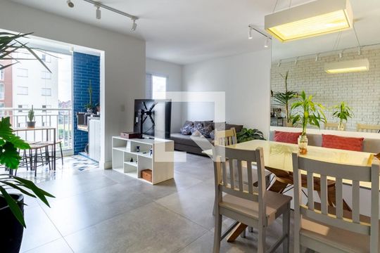 Sala de apartamento para alugar com 2 quartos, 72m² em Jaguaré, São Paulo