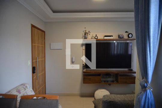 Sala de apartamento à venda com 2 quartos, 100m² em Parque Capuava, Santo André