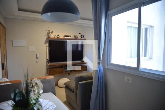 Sala de apartamento à venda com 2 quartos, 100m² em Parque Capuava, Santo André