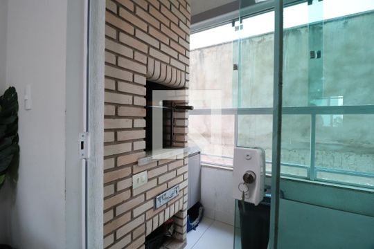 Varanda gourmet de apartamento para alugar com 3 quartos, 90m² em Santa Mônica, Uberlândia