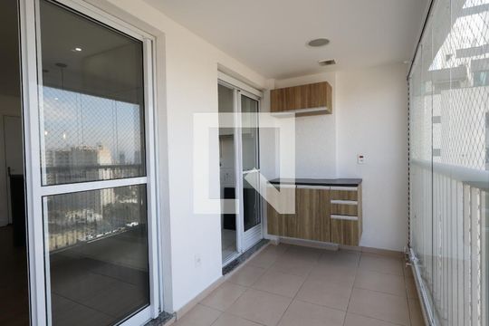 Varanda da Sala de apartamento para alugar com 2 quartos, 62m² em Fazenda Morumbi, São Paulo