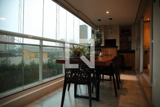 Varanda da Sala de apartamento à venda com 3 quartos, 130m² em Baeta Neves, São Bernardo do Campo