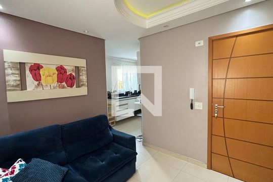 Sala de apartamento à venda com 2 quartos, 80m² em Parque Oratório, Santo André
