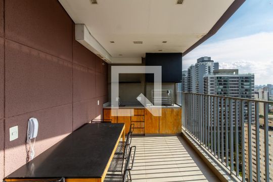 Área comum de kitnet/studio à venda com 1 quarto, 20m² em Jardim das Acacias, São Paulo