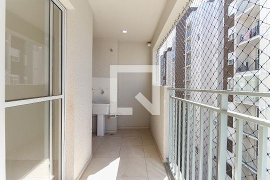 Varanda da Sala de apartamento à venda com 3 quartos, 47m² em Artur Alvim, São Paulo