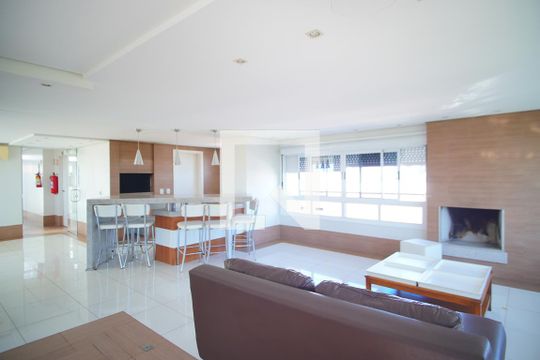 Área Comum - Salão de Festas de apartamento à venda com 1 quarto, 51m² em Petrópolis, Porto Alegre