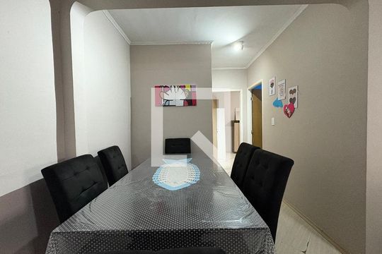 Sala de apartamento à venda com 2 quartos, 60m² em Vila Lutécia, Santo André