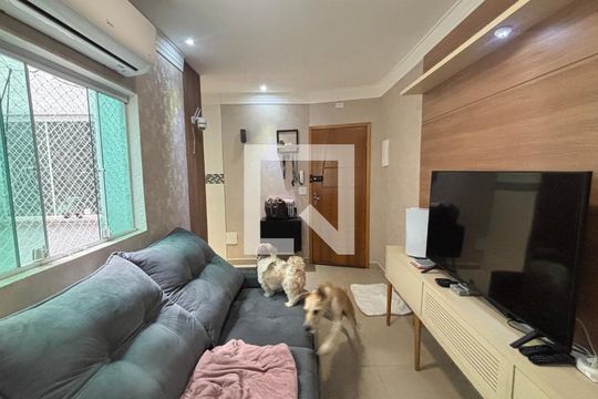 Sala  de apartamento à venda com 2 quartos, 95m² em Vila Alpina, Santo André