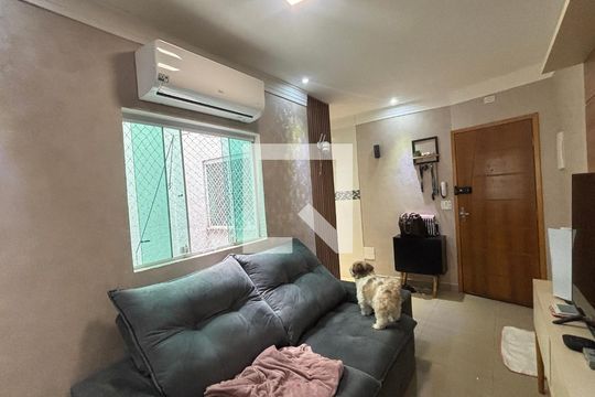 Sala  de apartamento à venda com 2 quartos, 95m² em Vila Alpina, Santo André