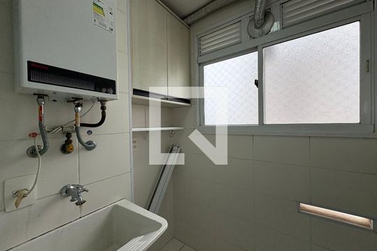 Lavanderia de apartamento à venda com 2 quartos, 44m² em Parque Sao Vicente, Santo André