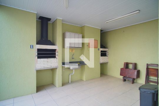 Área comum - Churrasqueira de apartamento para alugar com 2 quartos, 68m² em São Jorge, Novo Hamburgo