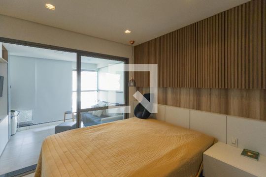 Quarto de apartamento à venda com 1 quarto, 29m² em Vila Cordeiro, São Paulo